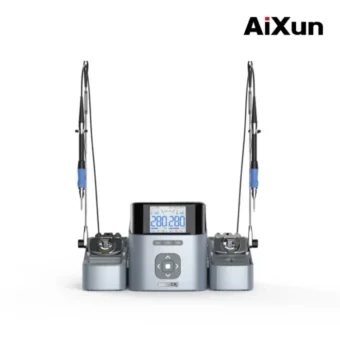 Aixun T420D Intelligent Double Soldering Station With Solder Iron T245/T210/T115 Daul Handle Welding Tips For SMD BGA Repair 3