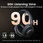 UGREEN HiTune Max5 Hybrid Active Noise Cancelling Headphones Hi-Res LDAC Sound Bluetooth 5.0 Headphones Multipoint Connection 6