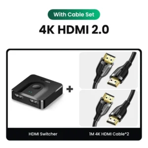 UGREEN HDMI 2.1 Splitter Switch 8K 60Hz 4K120Hz 2 in 1 out for TV Xiaomi Xbox Series X PS5 HDMI-compatible Monitor HDMI Switcher 9