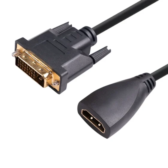 Game Console Bi-directional Portable DVI Adapter Cable Low Delay for HDMI-compatible Converter Conversion Connector 2