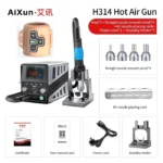 JC AIXUN H314 AI Smart Hot Air Gun Soldering Station PC Phone PCB Rework Station 1400W For Industrial Chip SMD Solder Repair 3