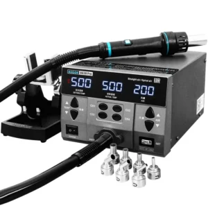 SUGON 8630Pro 1300W Hot Air Gun Digital Display BGA Rework Station Curved Nozzle Welding Repair Desoldering Station 1