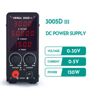 YIHUA 30V 60V 10A 5A Adjust DC Power Supply LED Digital Lab Bench Power Source Stabilized Power Supply Jännite Regulator Switch 9