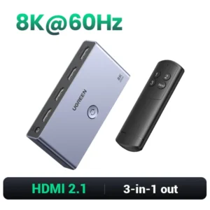 UGREEN HDMI 2.1 Splitter Switch 8K 60Hz 4K120Hz 2 in 1 out for TV Xiaomi Xbox Series X PS5 HDMI-compatible Monitor HDMI Switcher 13