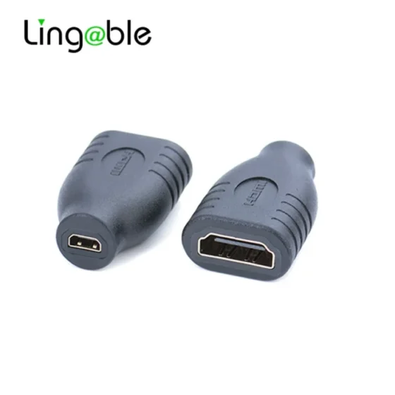 Lingable HDMI Female to Micro HDMI Female Adapter HDMI  A to D Connector Converter Extender for Tablet Camera 2