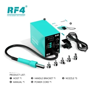 RF4 Hot Air Gun RF-H2 RF-H3 RF-H4 RF-H5 Digital BGA Rework Desoldering Station Heat Gun Hair Dryer For SMD Welding Repair Tool 9