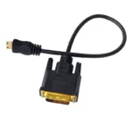 Mini HDMI Compatible To DVI 24+1 Public Connection Mini HDMI Compatible To DVI High-Definition Connection Cable 0.3m-3m 3