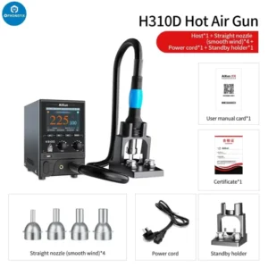 AiXun H312 Smart Hot Air Gun Internet BGA Rework Station 1400W Intelligent Temperature Control Mainboard Micro-soldering Repair 8