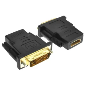 1pcs DVI to HDMI Adapter Converter DVI 24+1 Male to HDMI Female Converter for HDTV LCD PC Computer DVD Projector PS3 PS4 TV BOX 1