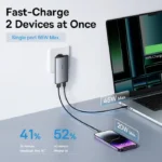 Baseus 65W GaN Charger Quick Charge 4.0 Type C PD USB Charger Portable Travel Charger Fast Charging For Laptop iPhone 15 14 13 3