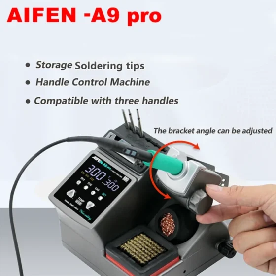 AIFEN A9pro Soldering Station Compatible Original Soldering Iron Tip 210/245/115 Handle Control Temperature Welding Rework 3