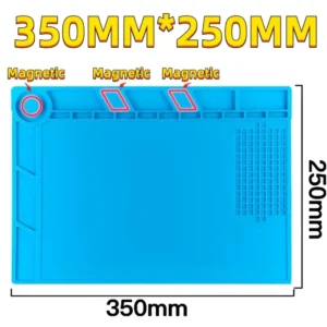 Repair Pad Insulation Heat-Resistant Soldering Station Silicon Soldering Mat Work Pad Desk Platform for BGA Soldering Station 9