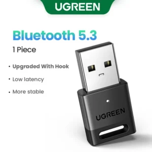 UGREEN USB Bluetooth 5.3 5.4 Adapter 120M Dongle for PC Wireless Mouse Keyboard Music Audio Receiver Transmitter Bluetooth 12