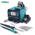 YIHUA 992D-II Precision Heat Gun Rework Station 210 245 Soldering Iron Station for Microscope Soldering Electronics Repair PCB 1