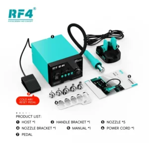 RF4 Hot Air Gun RF-H2 RF-H3 RF-H4 RF-H5 Digital BGA Rework Desoldering Station Heat Gun Hair Dryer For SMD Welding Repair Tool 10