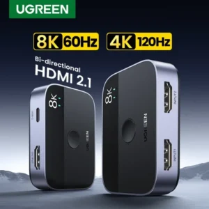 UGREEN HDMI 2.1 Splitter Switch 8K 60Hz 4K120Hz 2 in 1 out for TV Xiaomi Xbox Series X PS5 HDMI-compatible Monitor HDMI Switcher 1