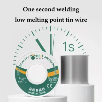 BEST 500g/100g 0.3/0.4/0.5/0.6/0.8/1.0mm High-Purity Solder Wire With A rosin Core, Suitable for Various Electronic Soldering 2