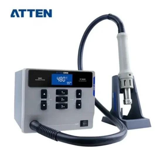 ATTEN ST-862D 110V / 220V 1000W Hot Air Gun Digital Display BGA Rework Station Automatic Sleep Repair Desoldering Station 3