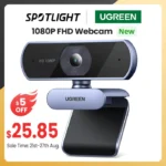 UGREEN USB Webcam 1080P HD Mini Webcam For Laptop Computer Web Camera Dual Microphones for Youtube Zoom Video Calling 2K web cam 1