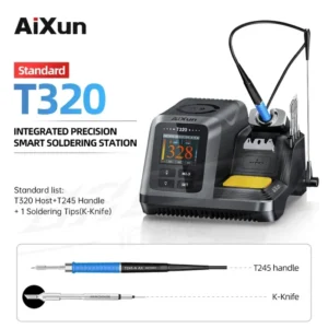 AIXUN T320 Soldering Station 200W 2S Heating Solder Paste T245 C210 Soldering Handle Tip For Mobile Phone Repair Welding Machine 10