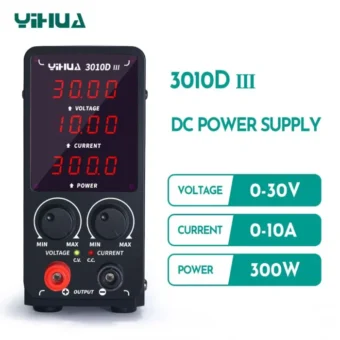 YIHUA 30V 60V 10A 5A Adjust DC Power Supply LED Digital Lab Bench Power Source Stabilized Power Supply Jännite Regulator Switch 1