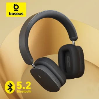 Baseus H1 ANC Bluetooth 5.2 Headsets Wireless Headphones, 40db Active Noise Cancellation, 70h Battery Life, 40mm Driver Unit 1