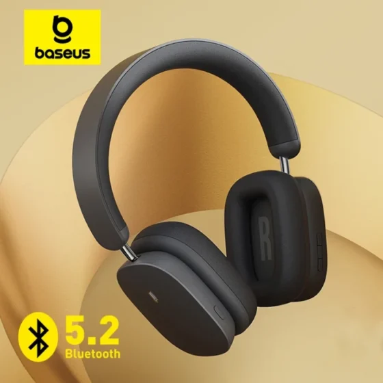 Baseus H1 ANC Bluetooth 5.2 Headsets Wireless Headphones, 40db Active Noise Cancellation, 70h Battery Life, 40mm Driver Unit 1