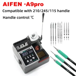 AIFEN A9pro Soldering Station Compatible Original Soldering Iron Tip 210/245/115 Handle Control Temperature Welding Rework 2