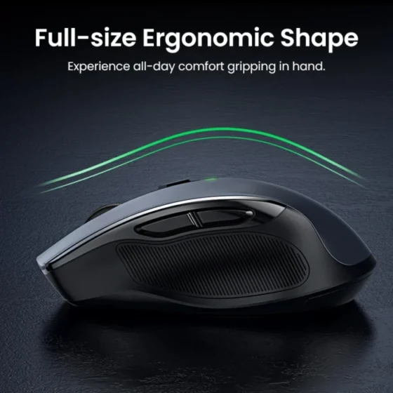 【NEW】UGREEN Mouse Wireless Ergonomic Mouse 4000 DPI Silent 6 Buttons For MacBook Tablet Laptop Mute Mice Quiet 2.4G Mouse 3