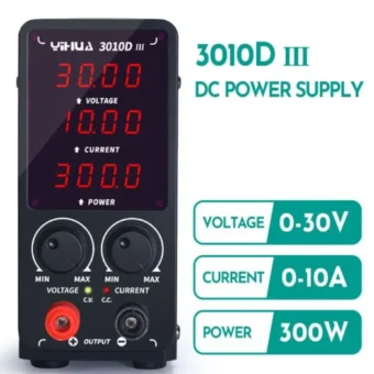 YIHUA 30V 60V 10A 5A Adjust DC Power Supply LED Digital Lab Bench Power Source Stabilized Power Supply Jännite Regulator Switch 8