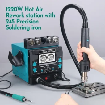 YIHUA 992D-III Hot Air Rework Station 210 245 Soldering Iron Station for Microscope Soldering Electronics Repair PCB Desoldering 2