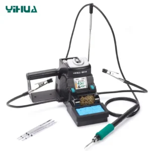 YIHUA 982-III Original Soldering Iron Precision Soldering Station with 2 Help Hands Control Temperature Welding Rework Station 11