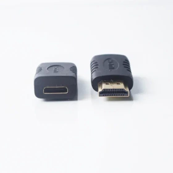 Lingable Adapter Mini HDMI Female to HDMI male Converter Gold Plated Connector mini-hdmi to hdmi for HDTV 1080P Xbox 360 4