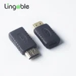 Lingable Adapter Mini HDMI Female to HDMI male Converter Gold Plated Connector mini-hdmi to hdmi for HDTV 1080P Xbox 360 1