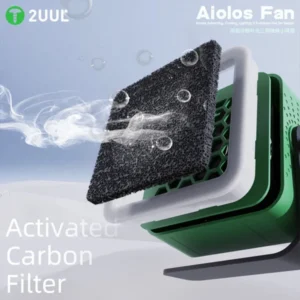 2uul AIOLOS Fan CUUL Smoke Extracting,Cooling,Lighting 3 Functions Fan for Rapair for Mobile Phone Mainboard Maintenance Welding 2