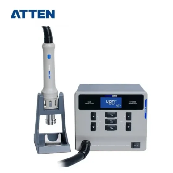 ATTEN ST-862D 110V / 220V 1000W Hot Air Gun Digital Display BGA Rework Station Automatic Sleep Repair Desoldering Station 4