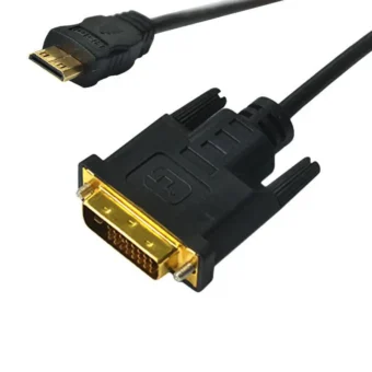 Mini HDMI Compatible To DVI 24+1 Public Connection Mini HDMI Compatible To DVI High-Definition Connection Cable 0.3m-3m 2