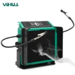 YIHUA 948DQ-I 200W Soldering Fume Extractor Filter Smoke 110W Soldering Iron Station with 2 Helping Hands 1