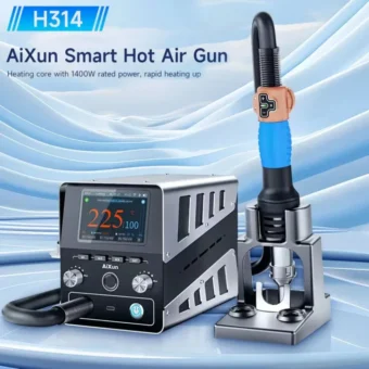 JCID Aixun H314 Intelligent Hot Air Gun Soldering Station 1400W Digital High Power BGA Rework Heating Station For SMD BGA Repair 1