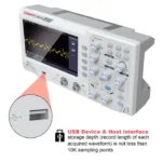 HANMATEK DOS1102 Digital Oscilloscope 110M Dual Channel Simultaneous Sampling Oscilloscope 7-inch TFT Display 6