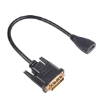 Game Console Bi-directional Portable DVI Adapter Cable Low Delay for HDMI-compatible Converter Conversion Connector 1