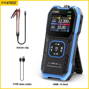 FNIRSI HRM-10 Battery Voltage Internal Resistance Tester 18650 High-precision AC Acid Lithium Lead Car Battery Capacitor Tester 7