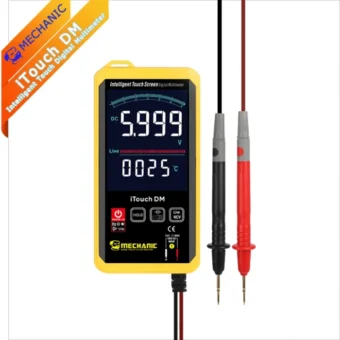 multimeter MECHANIC iTouch DM Smart Touch 3.2-inch LCD HD display AC DC Temperature display diode FireWire Frequency TEST 1