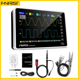 FNIRSI-1013D Digital Tablet Oscilloscope Dual Channel 100M Bandwidth 1GS Sampling Rate 7 Inches Mini Tablet Digital Oscilloscope 7