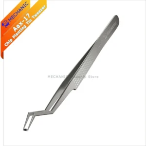 Precision Tweezer MECHANIC Aax-17 Chip Planting Tin Tweezer Stainless Steel Tweezers High Hardness for Soldering Repair Tool 1