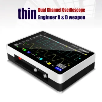 FNIRSI-1013D Digital Tablet Oscilloscope Dual Channel 100M Bandwidth 1GS Sampling Rate 7 Inches Mini Tablet Digital Oscilloscope 2