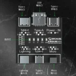 Data Line Test Board MECHANIC DT3 USB Cable  Check Tester for IPhone Android  USB Type C Power Abnormal Quick Detection Tool 2