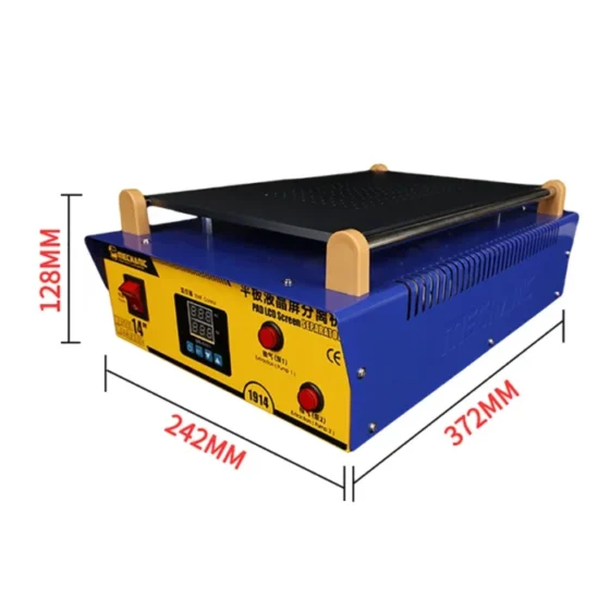 MECHANIC 1914 14 Inches Screen Separator Build-in Vacuum Pump LCD Separator Screen Repair for Pad Tablet Mobile Phone Separation 6