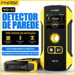 FNIRSI WD-02 Versão em português Detetor de parede Localizador de vigas Cabos CA com carga Vigas de metal Vigas de madeira 1