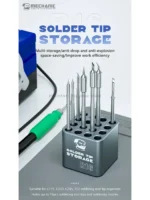 Solder Tip Storage MECHANIC R16 Multi-storage 16 Hole Position for C115 C112 C245 T12 Soldering Iron Tips Organizer Holds Up 6